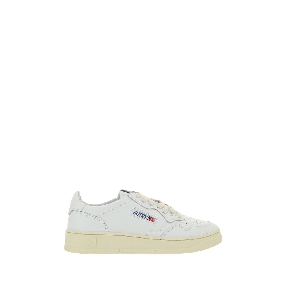 Weiße Kalbsleder Bos Taurus Sneakers