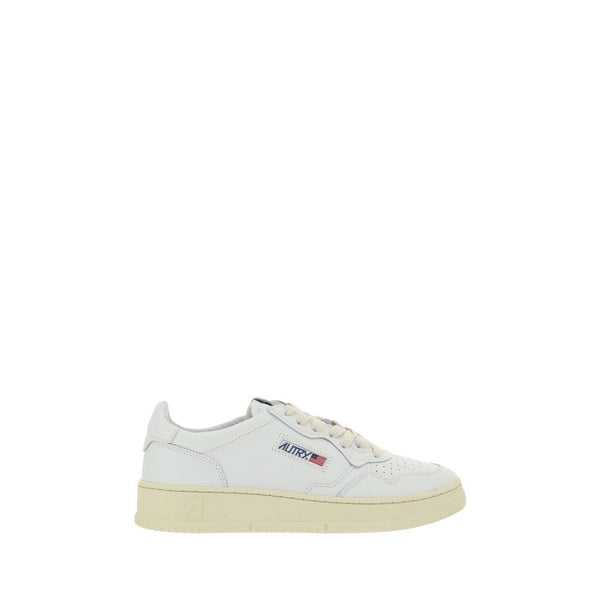 Weiße Kalbsleder Bos Taurus Sneakers
