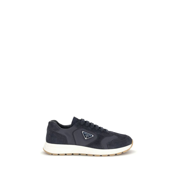 Schwarze Sneaker aus recyceltem Polyamid