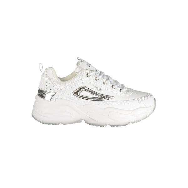 Weiße Polyester-Damen-Sneaker