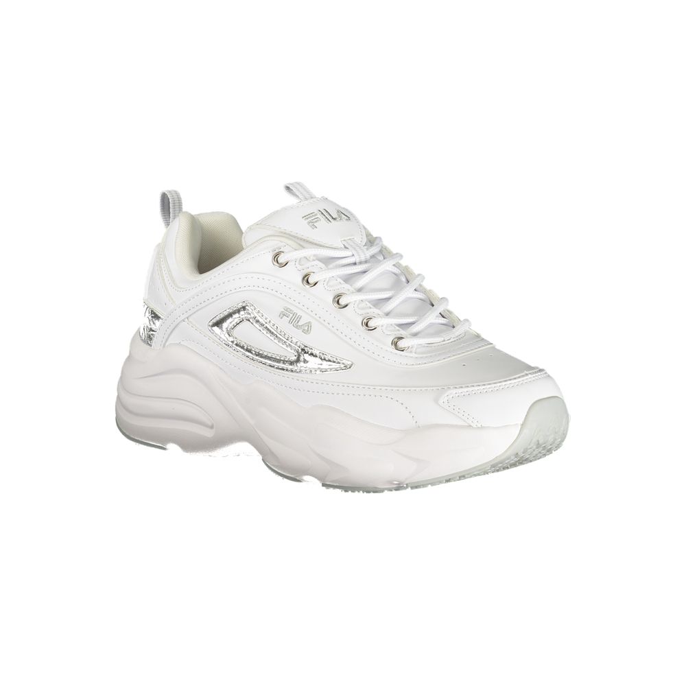 Weiße Polyester-Damen-Sneaker