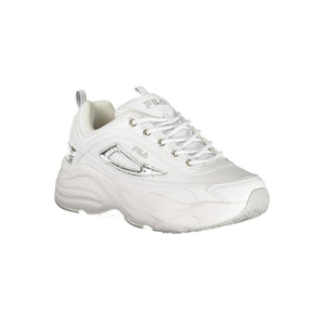 Weiße Polyester-Damen-Sneaker