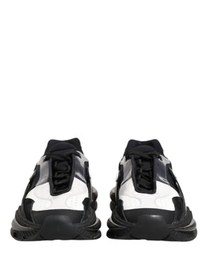 Weiße und Schwarze Logo Airmaster Sneaker für Herren