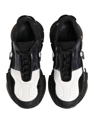 Weiße und Schwarze Logo Airmaster Sneaker für Herren