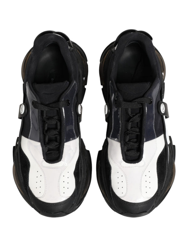 Weiße und Schwarze Logo Airmaster Sneaker für Herren