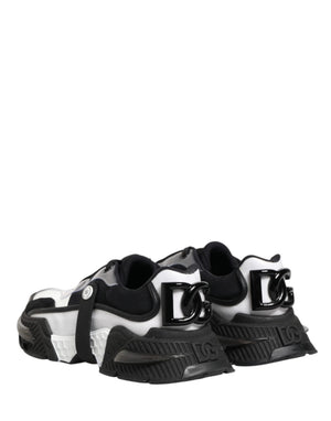 Weiße und Schwarze Logo Airmaster Sneaker für Herren