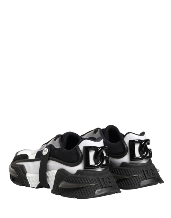 Weiße und Schwarze Logo Airmaster Sneaker für Herren