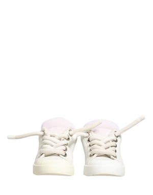 Weiße Leder-Sneakers für Herren