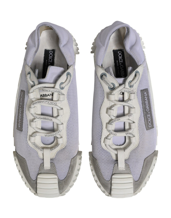 Weiße NS1 Sneakers mit Schnürung für Herren