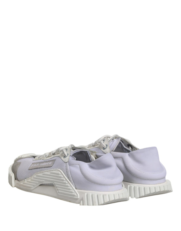 Weiße NS1 Sneakers mit Schnürung für Herren