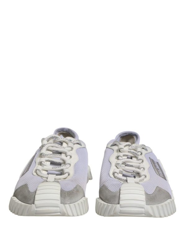 Weiße NS1 Sneakers mit Schnürung für Herren