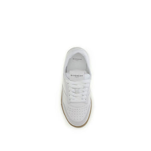 Weiße Sneaker aus Kalbshaut Bos Taurus