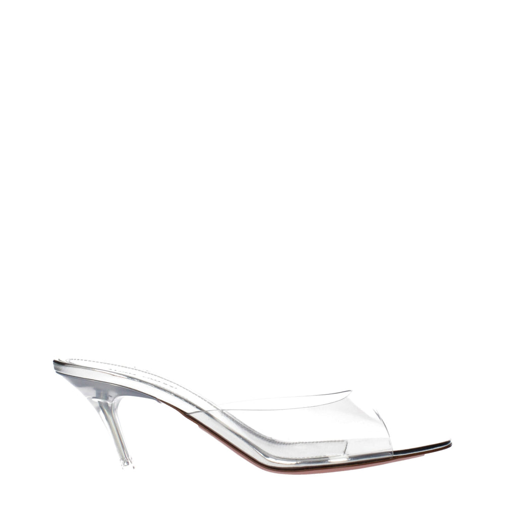 Transparente PVC-Stilettosandalen