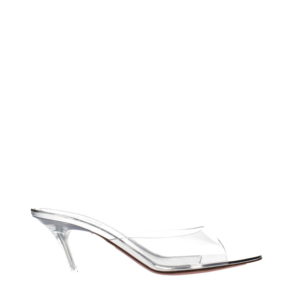 Transparente PVC-Stilettosandalen