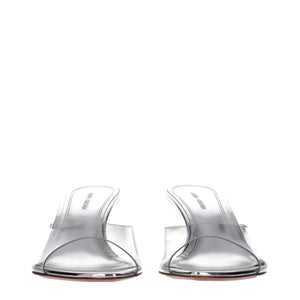 Transparente PVC-Stilettosandalen