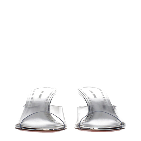 Transparente PVC-Stilettosandalen