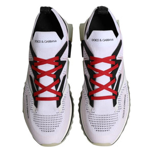 Weiße Polyester-Sneaker