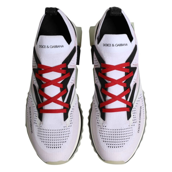 Weiße Polyester-Sneaker