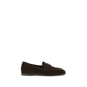 Braune Kalbsleder Bos Taurus Slip-On Loafer