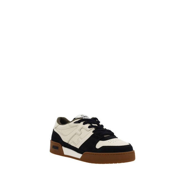 Schwarze Sneakers aus Kalbshaut Bos Taurus