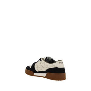 Schwarze Sneakers aus Kalbshaut Bos Taurus