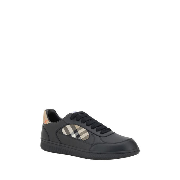 Schwarze Sneakers aus Kalbsleder Bos Taurus