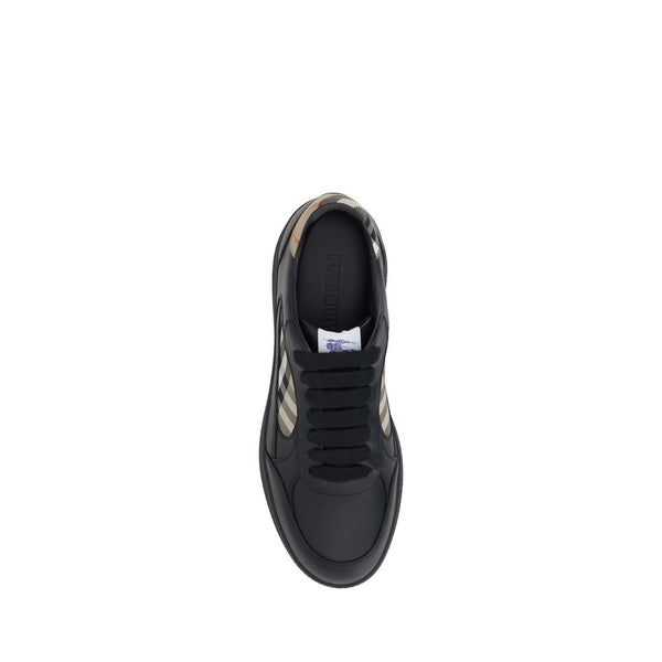 Schwarze Sneakers aus Kalbsleder Bos Taurus