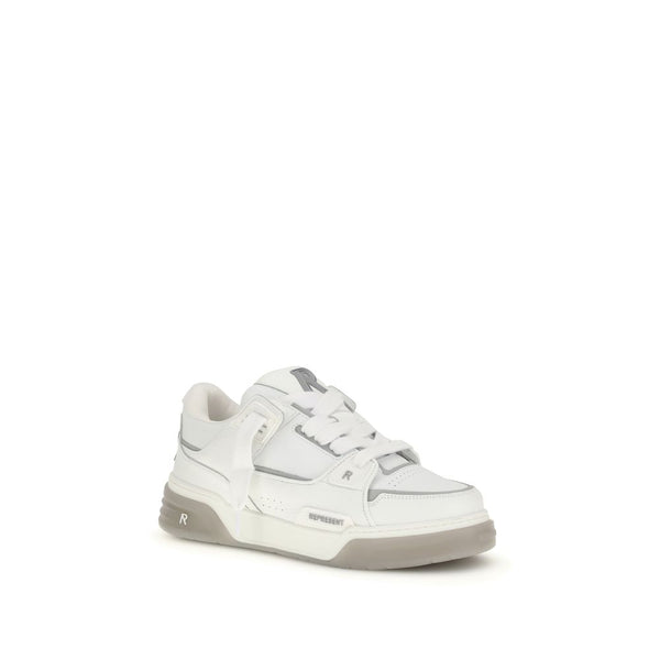 Weiße Sneaker aus Kalbshaut Bos Taurus