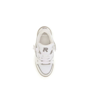 Weiße Sneaker aus Kalbshaut Bos Taurus