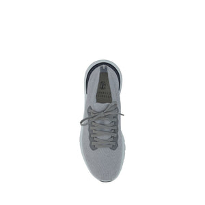 Graue Gummisneaker im Low-Top-Stil
